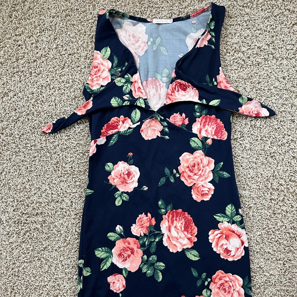Floral bodycon dress